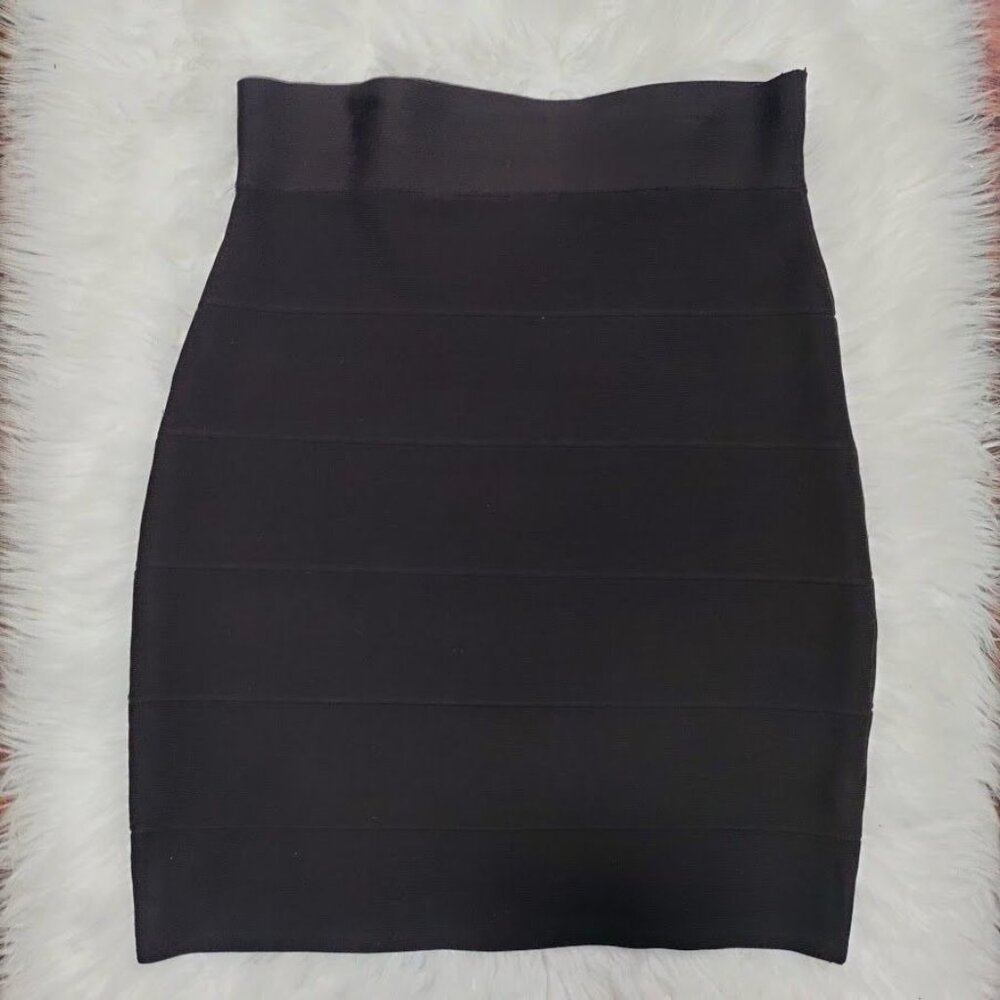 Vivienne Tam Brown Bandage High Waisted Pencil Skirt M - Picture 3 of 9